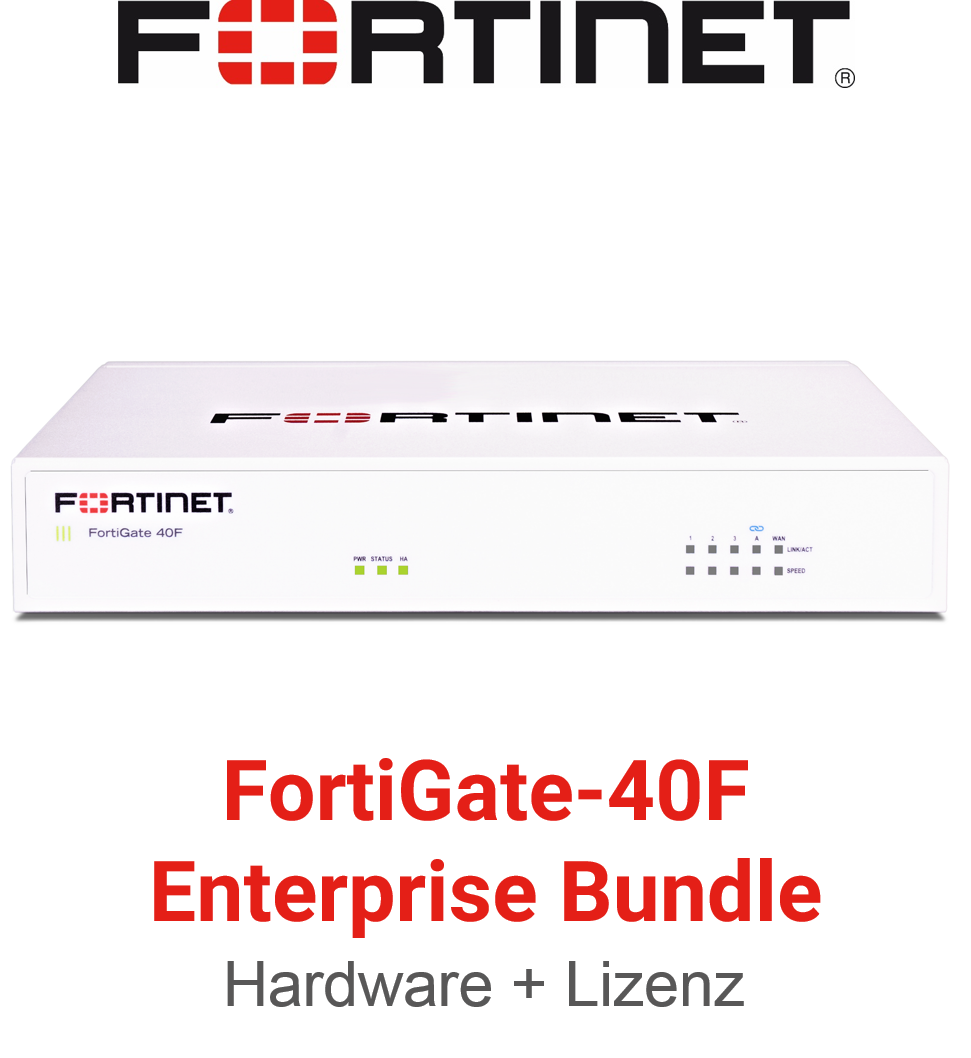 Fortinet FortiGate-40F - Enterprise Bundle (matériel + licence